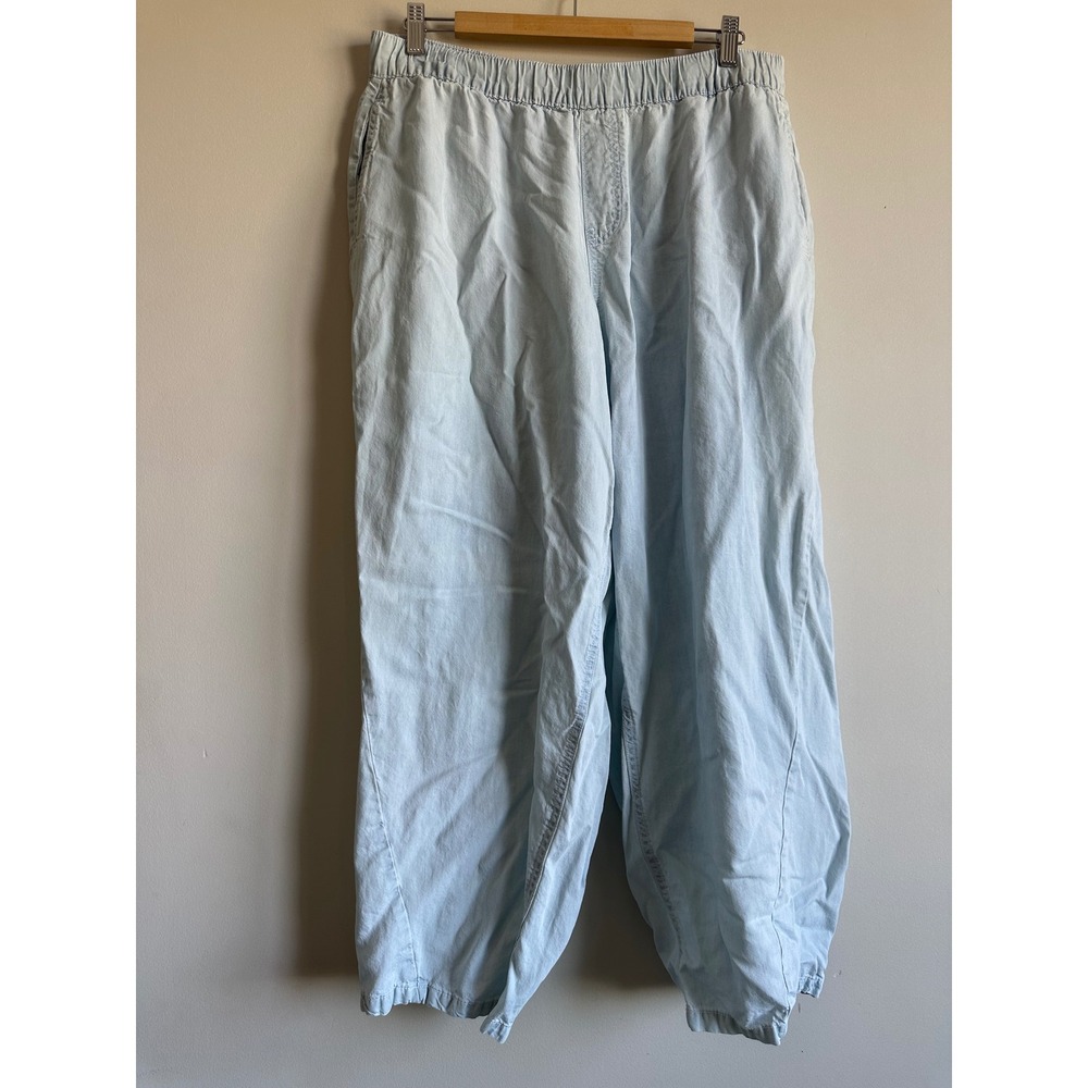 Silver Jeans Carly 1382 Light Blue Lyocell Relaxed Jogger Pants XL